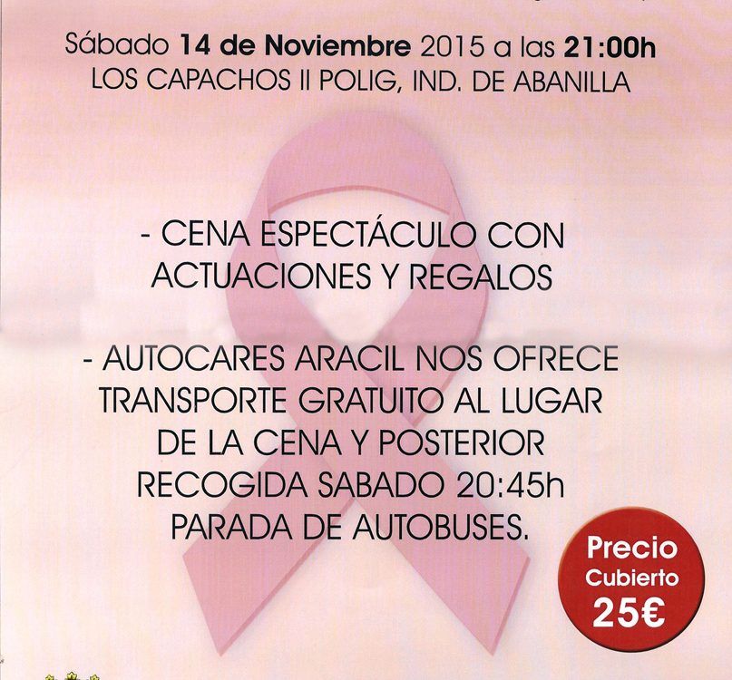 Cartel Cena AECC