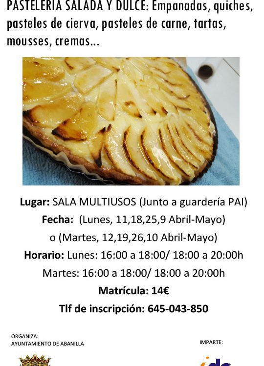 taller cocina abanilla abril 16