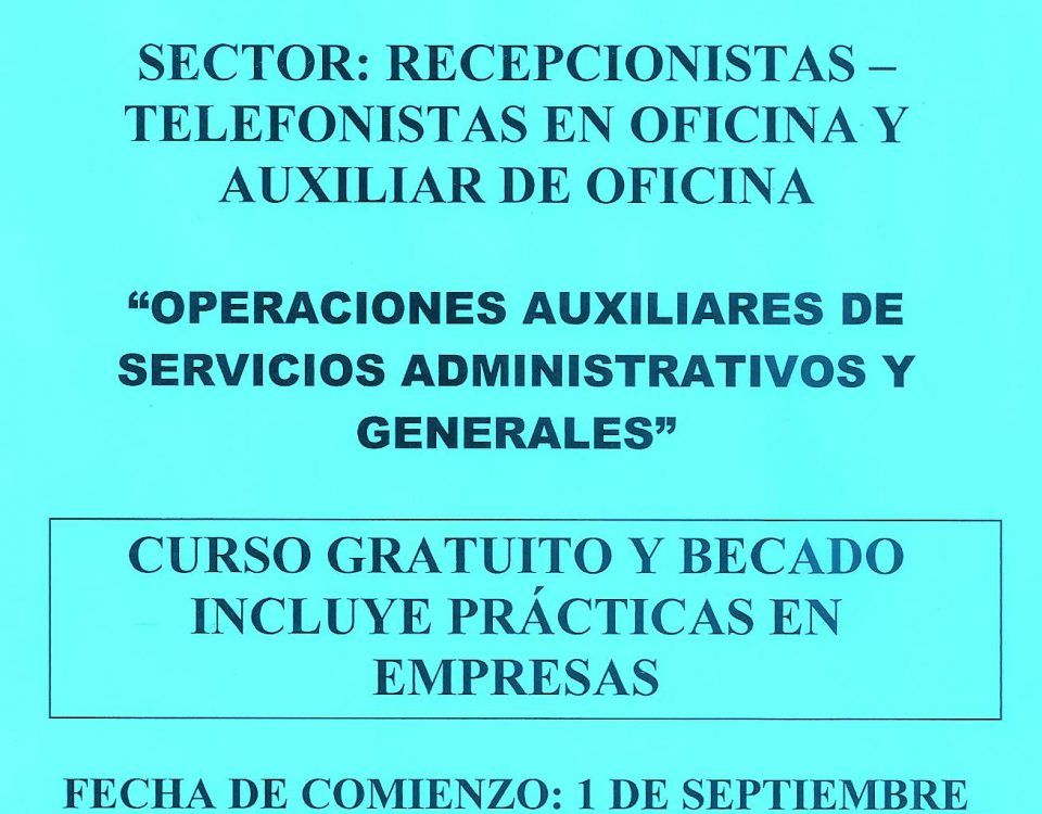CARTEL CURSO recep telefs