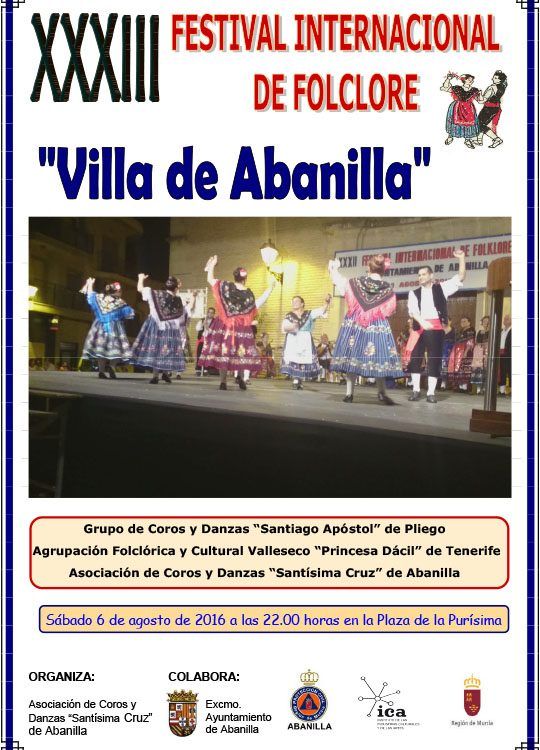 cartel festival folklorico 2016