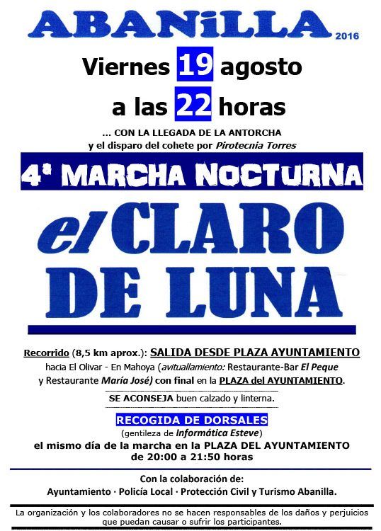 Cartel 4 Marcha 19 agosto 2016