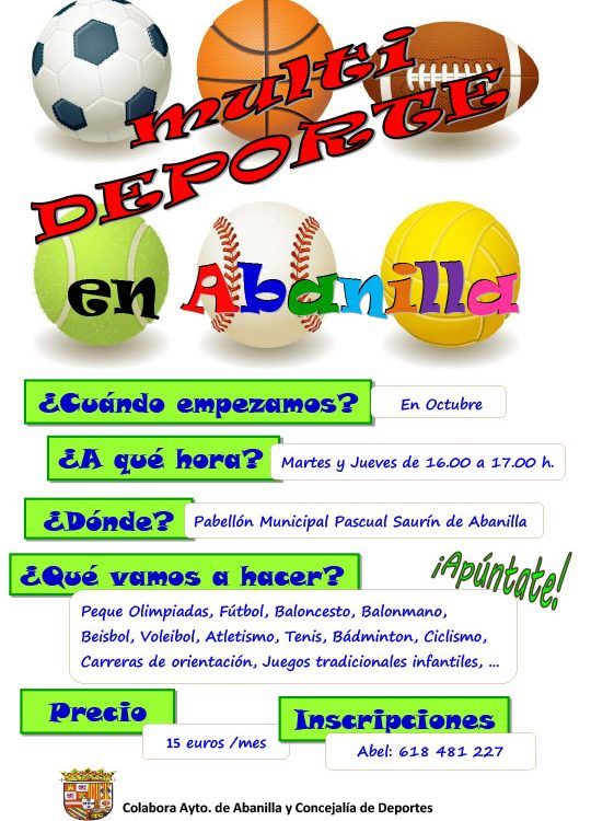 Modelo multideporte Abanilla