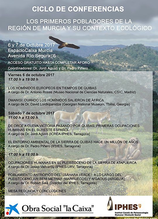 Programa ciclo de conferencias sobre Quibas