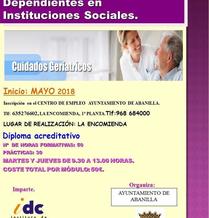 2018 CARTEL ABANILLA ATENCION SOCIO SANITARIA