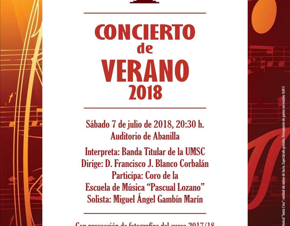 concierto verano 2018