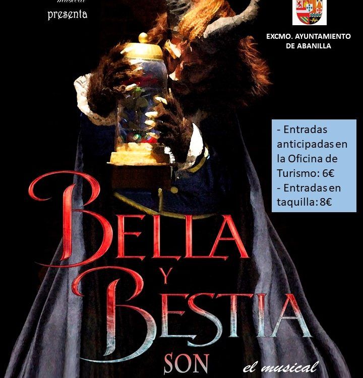 cartel musical bella y la bestia