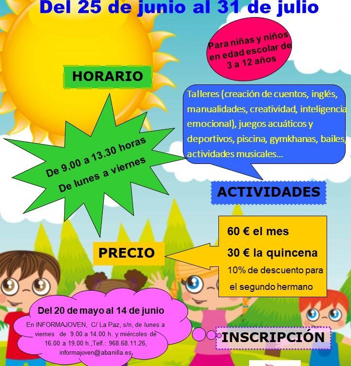 CARTEL ESCUELA DE VERANO 2019