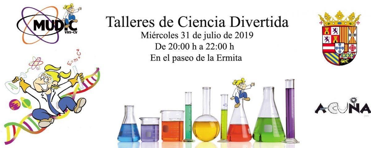 Cartel de Ciencia Divertida 23 7 19 Abanilla