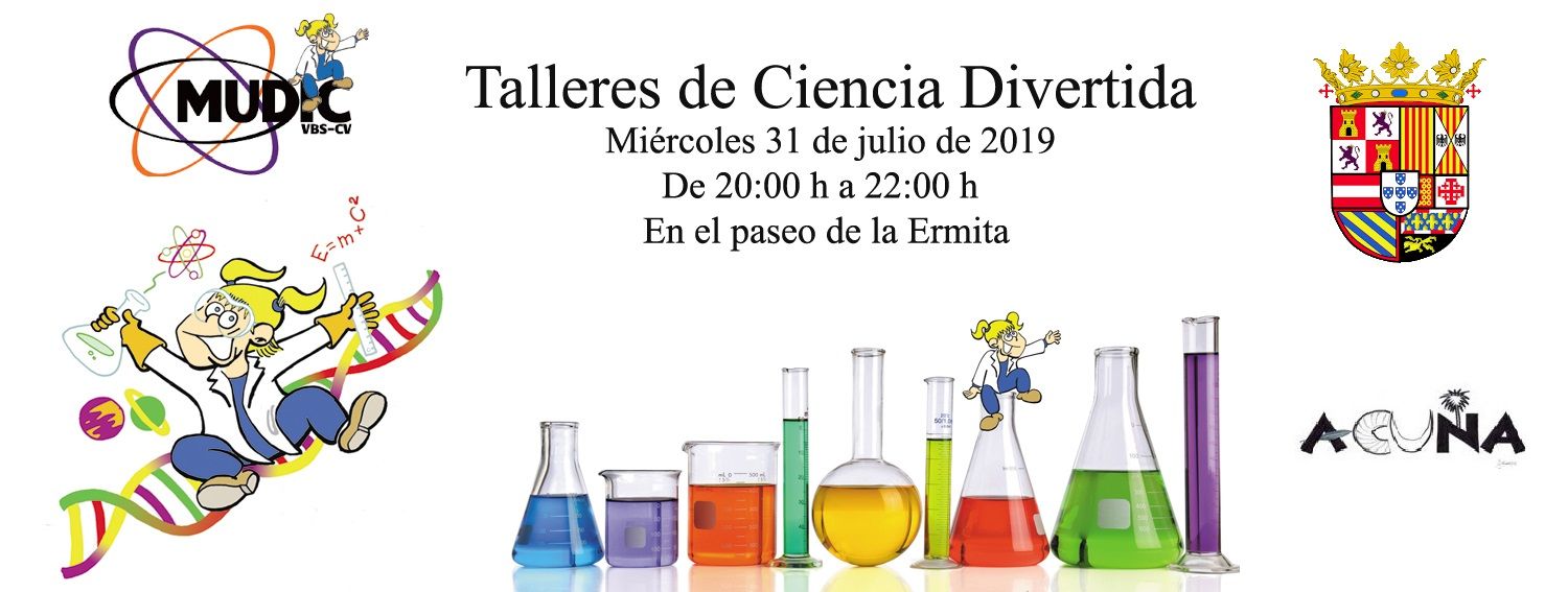 Cartel de Ciencia Divertida  23 7 19 Abanilla