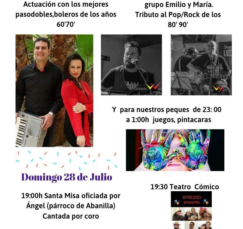 Fiestas de Los Carrillos 27 y 28 de julio