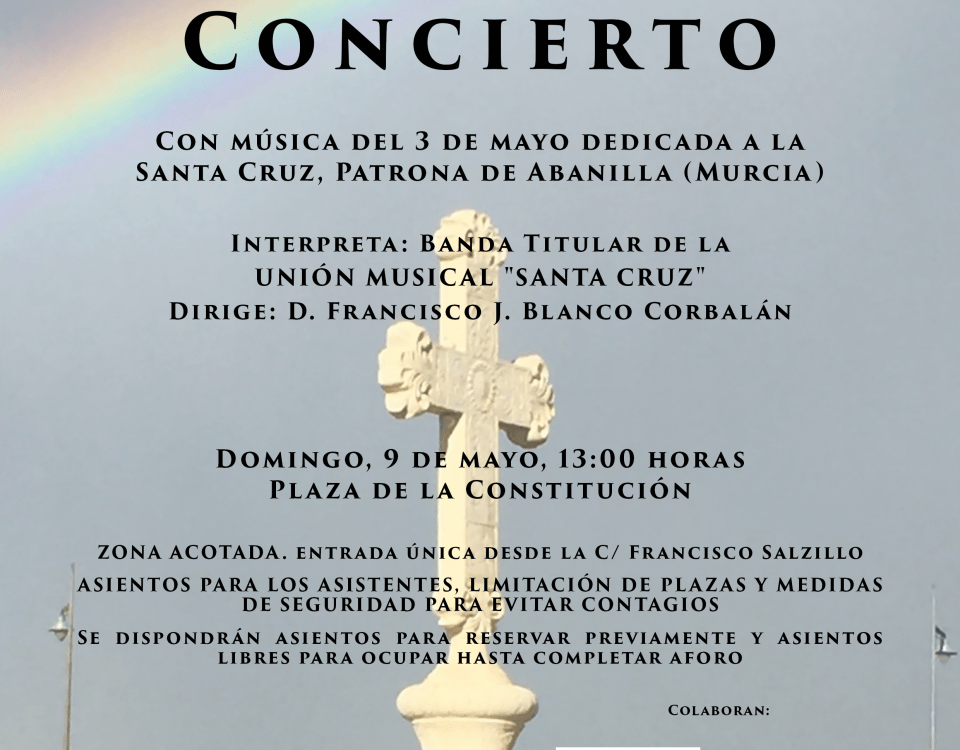 Cartel concierto 09 05 2021