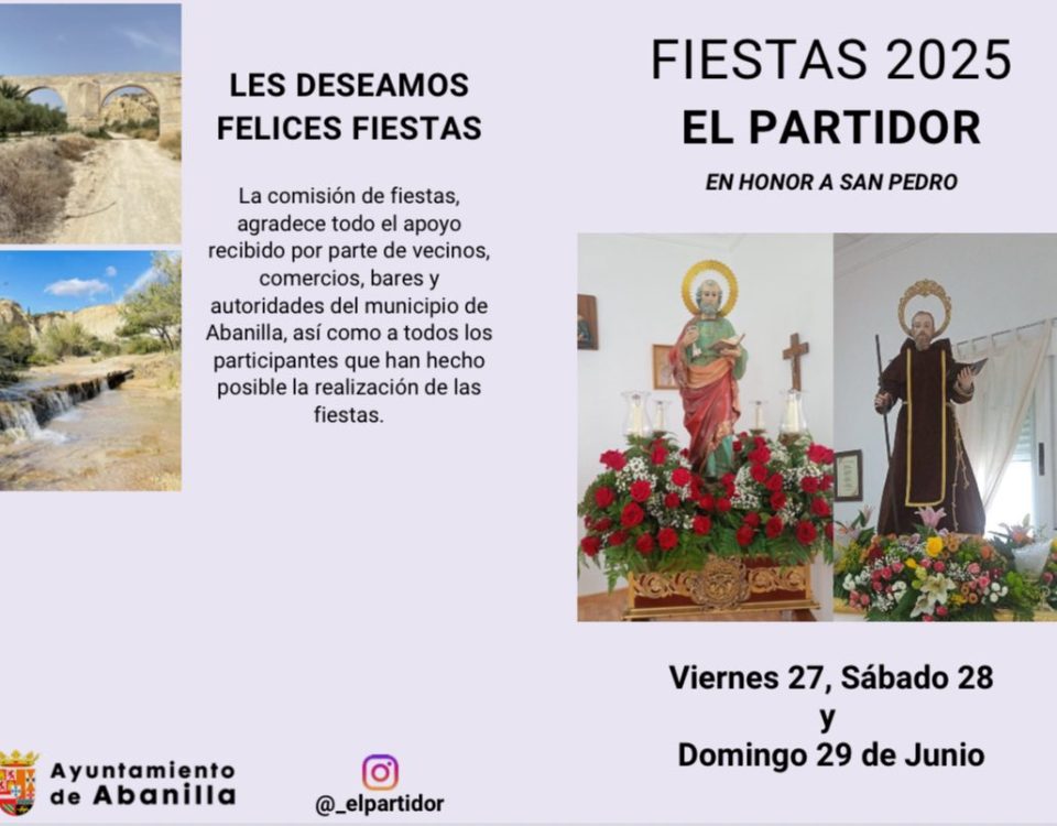 FIESTAS PARTIDOR